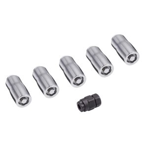 Jeep Gladiator JT Lug Nuts - Rugged Ridge - Wheel Lock Nut Set M14-1.5 - Chrome - 2020